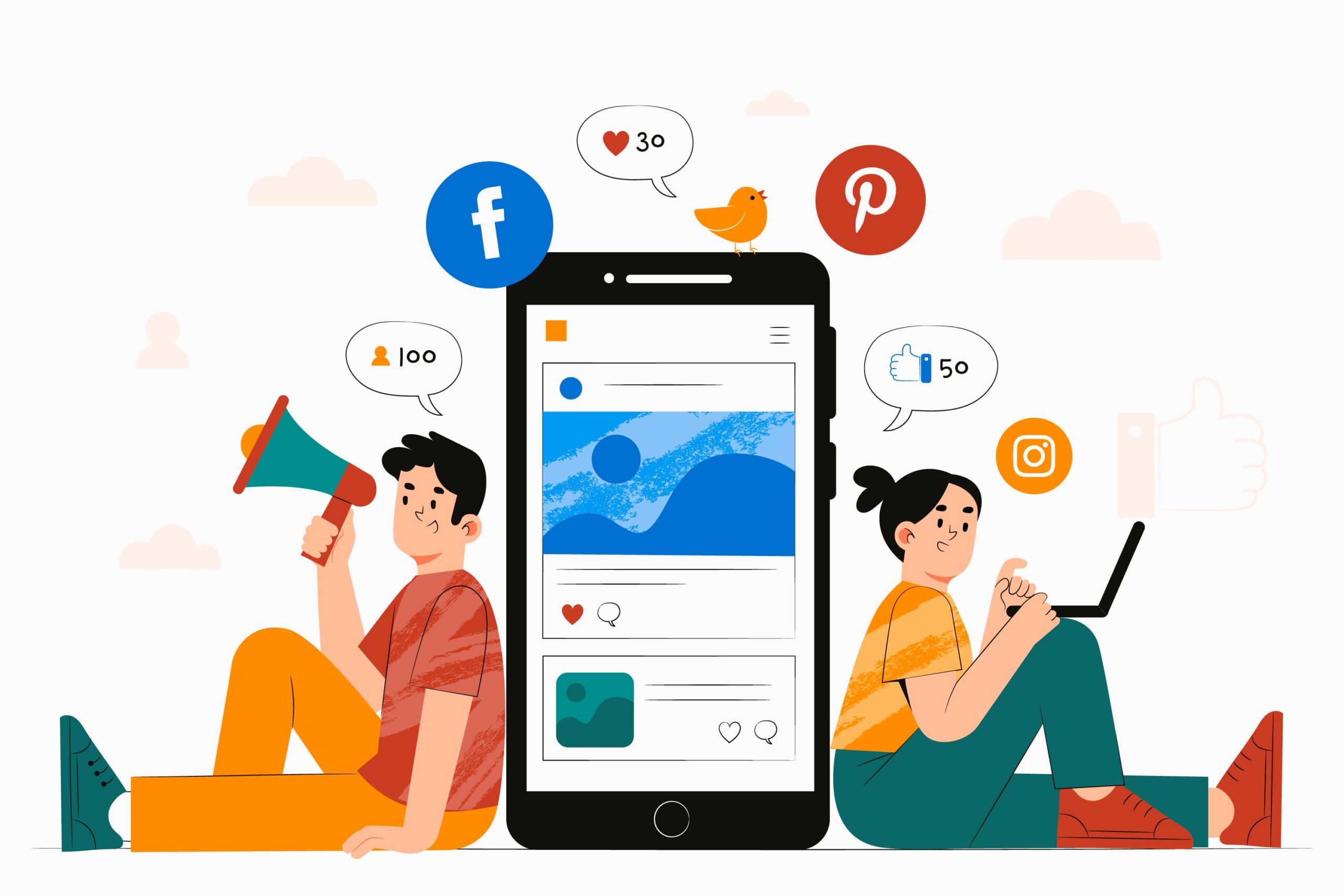 Social Media<br> Marketing</br>